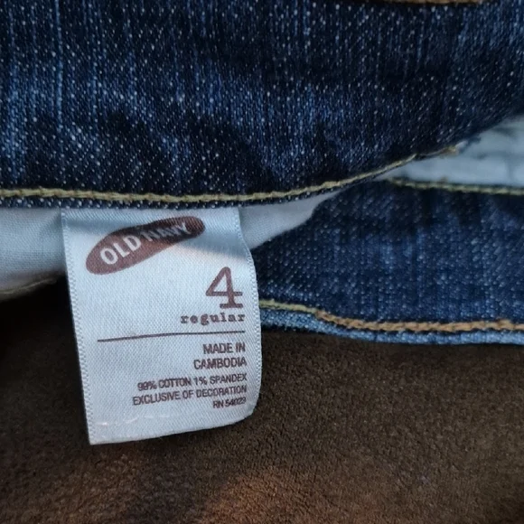 Old Navy Blue Boot Cut Jeans Medium-Dark Wash - Picture 11 of 12